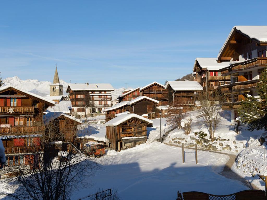 apartment EGGERI - das sportliche Grächen Exterior foto